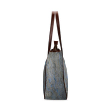 Load image into Gallery viewer, Marbled Abstract Blue Classic Tote Bag (Model 1644)