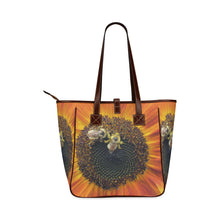Load image into Gallery viewer, Busy Bee Sunflower Classic Tote Bag (Model 1644)
