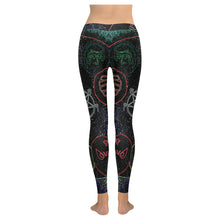 Load image into Gallery viewer, Dante's Inferno Glowing Low Rise Leggings (Invisible Stitch) (Model L05)
