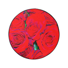 Load image into Gallery viewer, Rose Bouquet Flower Red 34 Inch Spare Tire Cover