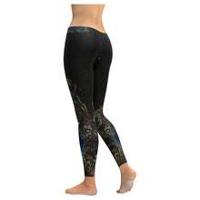 Load image into Gallery viewer, Feathery Flames Glowing Low Rise Leggings (Invisible Stitch) (Model L05)