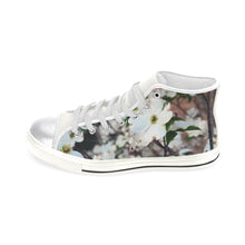 Load image into Gallery viewer, Arkansas Dogwood Flower Women's Classic High Top Canvas Shoes (Model 017)