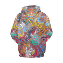 Load image into Gallery viewer, Graffiti Abstract All Over Print Hoodie for Women (USA Size) (Model H13)