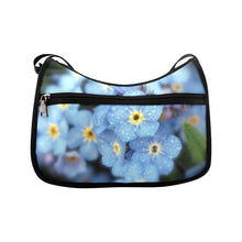 Load image into Gallery viewer, Forget Me Not Flower Crossbody Bags (Model 1616)