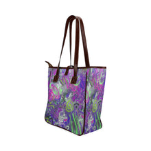Load image into Gallery viewer, Graffiti Abstract Purple Classic Tote Bag (Model 1644)