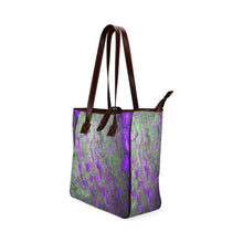 Load image into Gallery viewer, Marbled Abstract Purple Classic Tote Bag (Model 1644)