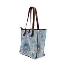 Load image into Gallery viewer, Peacock Feathers Negative Classic Tote Bag (Model 1644)