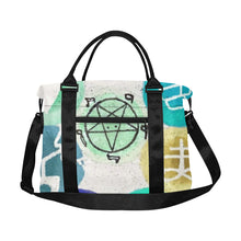 Load image into Gallery viewer, Dante's Inferno Reverse Large Capacity Duffle Bag (Model 1715)