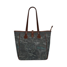 Load image into Gallery viewer, Painted Skulls Glowing Classic Tote Bag (Model 1644)