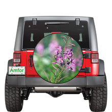 Load image into Gallery viewer, Fireweed Flower 34 Inch Spare Tire Cover