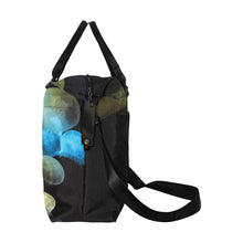 Load image into Gallery viewer, Jellyfish Yellow and Blue Large Capacity Duffle Bag (Model 1715)