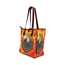 Load image into Gallery viewer, Busy Bee Sunflower Orange Classic Tote Bag (Model 1644)