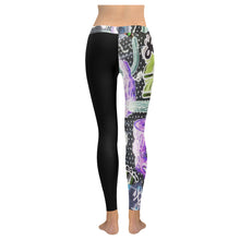 Load image into Gallery viewer, Complex Graffiti Reverse Low Rise Leggings (Invisible Stitch) (Model L05)