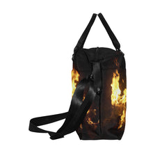 Load image into Gallery viewer, Feathery Flames Large Capacity Duffle Bag (Model 1715)