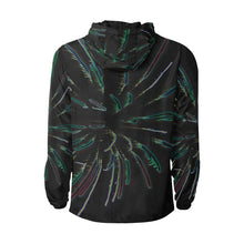 Load image into Gallery viewer, Fireworks Burst Glowing All Over Print Quilted Windbreaker for Men (Model H35)