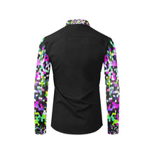 Load image into Gallery viewer, Holiday Paisley Purple Mosaic Men&#39;s All Over Print Casual Dress Shirt (Model T61)