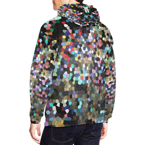 I Spy Paisley Mosaic All Over Print Hoodie for Men/Large Size (USA Size) (Model H13)