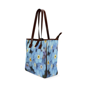 Forget Me Not Flower Classic Tote Bag (Model 1644)