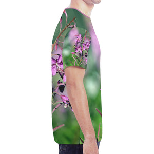 Fireweed Flower New All Over Print T-shirt for Men (Model T45)