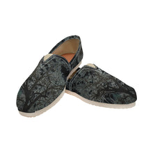 Load image into Gallery viewer, Spooky Tree Glowing Unisex Classic Canvas Slip-On (Model 1206)
