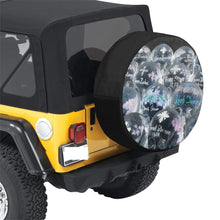 Load image into Gallery viewer, Painted Skulls Negative 34 Inch Spare Tire Cover