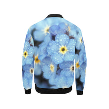 Load image into Gallery viewer, Forget Me Not Flower Kids&#39; All Over Print Bomber Jacket (Model H40)