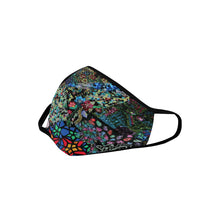 Load image into Gallery viewer, Holiday Paisley Mouth Mask in One Piece (2 Filters Included) (Model M02)