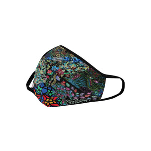 Holiday Paisley Mouth Mask in One Piece (2 Filters Included) (Model M02)