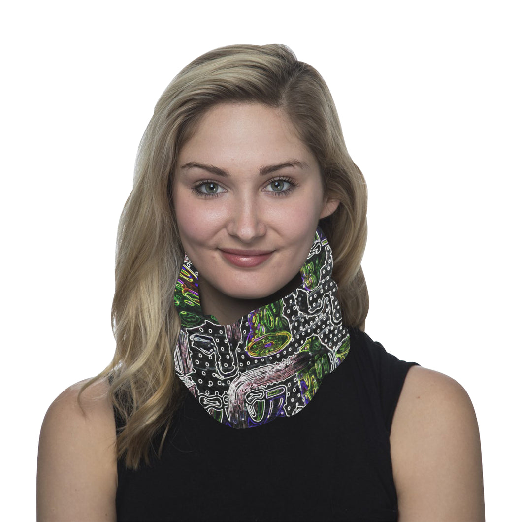 Complex Graffiti Glowing Multifunctional Headwear