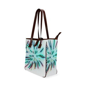 Fireworks Burst Negative Classic Tote Bag (Model 1644)