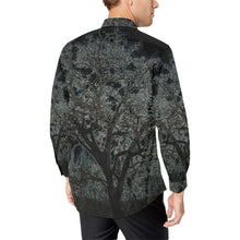Load image into Gallery viewer, Spooky Tree Glowing Men&#39;s All Over Print Casual Dress Shirt (Model T61)