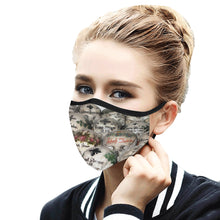 Load image into Gallery viewer, Painted Skulls Mouth Mask in One Piece (2 Filters Included) (Model M02)