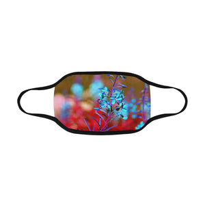 Fireweed Flower Blue Mouth Mask in One Piece (2 Filters Included) (Model M02)