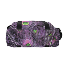 Load image into Gallery viewer, Peacock Feathers Purple Large Capacity Duffle Bag (Model 1715)
