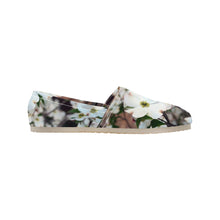 Load image into Gallery viewer, Arkansas Dogwood Flower Unisex Classic Canvas Slip-On (Model 1206)