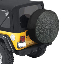 Load image into Gallery viewer, Crackle Black 34 Inch Spare Tire Cover