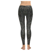 Load image into Gallery viewer, Marbled Abstract Glowing Low Rise Leggings (Invisible Stitch) (Model L05)