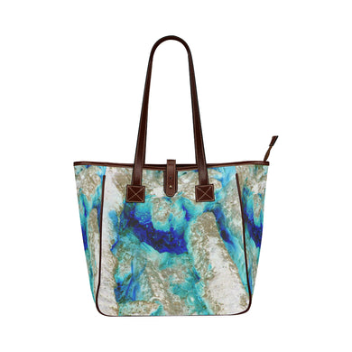 Molten Flames Negative Classic Tote Bag (Model 1644)