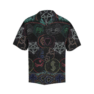 Dante's Inferno Glowing Hawaiian Shirt (Model T58)