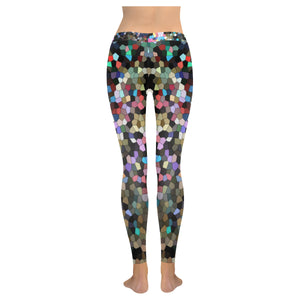 I Spy Paisley Mosaic Low Rise Leggings (Invisible Stitch) (Model L05)