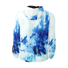 Load image into Gallery viewer, Feathery Flames Negative All Over Print Quilted Windbreaker for Men (Model H35)