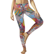 Load image into Gallery viewer, Graffiti Abstract Low Rise Leggings (Invisible Stitch) (Model L05)