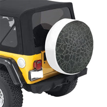 Load image into Gallery viewer, Crackle Black 32 Inch Spare Tire Cover