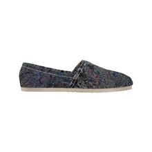 Load image into Gallery viewer, I Spy Paisley Glowing Unisex Classic Canvas Slip-On (Model 1206)