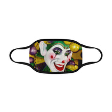Load image into Gallery viewer, Mardi Gras Joker Mouth Mask (2 Filters Included)