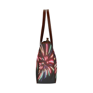 Fireworks Burst Classic Tote Bag (Model 1644)