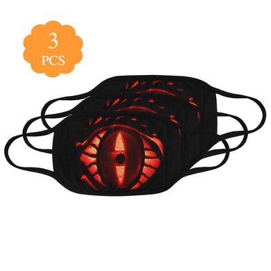 Eye of Pumpkin Mouth Mask (Pack of 3)