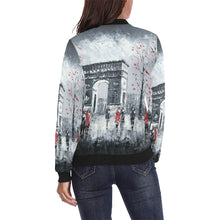 Load image into Gallery viewer, Paris Arc De Triomphe All Over Print Bomber Jacket for Women (Model H36)
