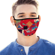 Load image into Gallery viewer, Abstract Squares Mouth Mask