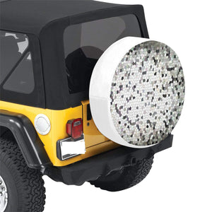 Crackle Mosaic 32 Inch Spare Tire Cover